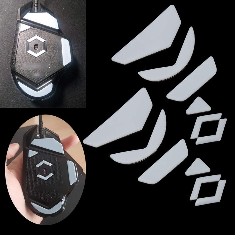 Tebatu Tiger Gaming Mouse Feet, Skate for G502 White Glides Edge 2 Sets/Pack - Image 3